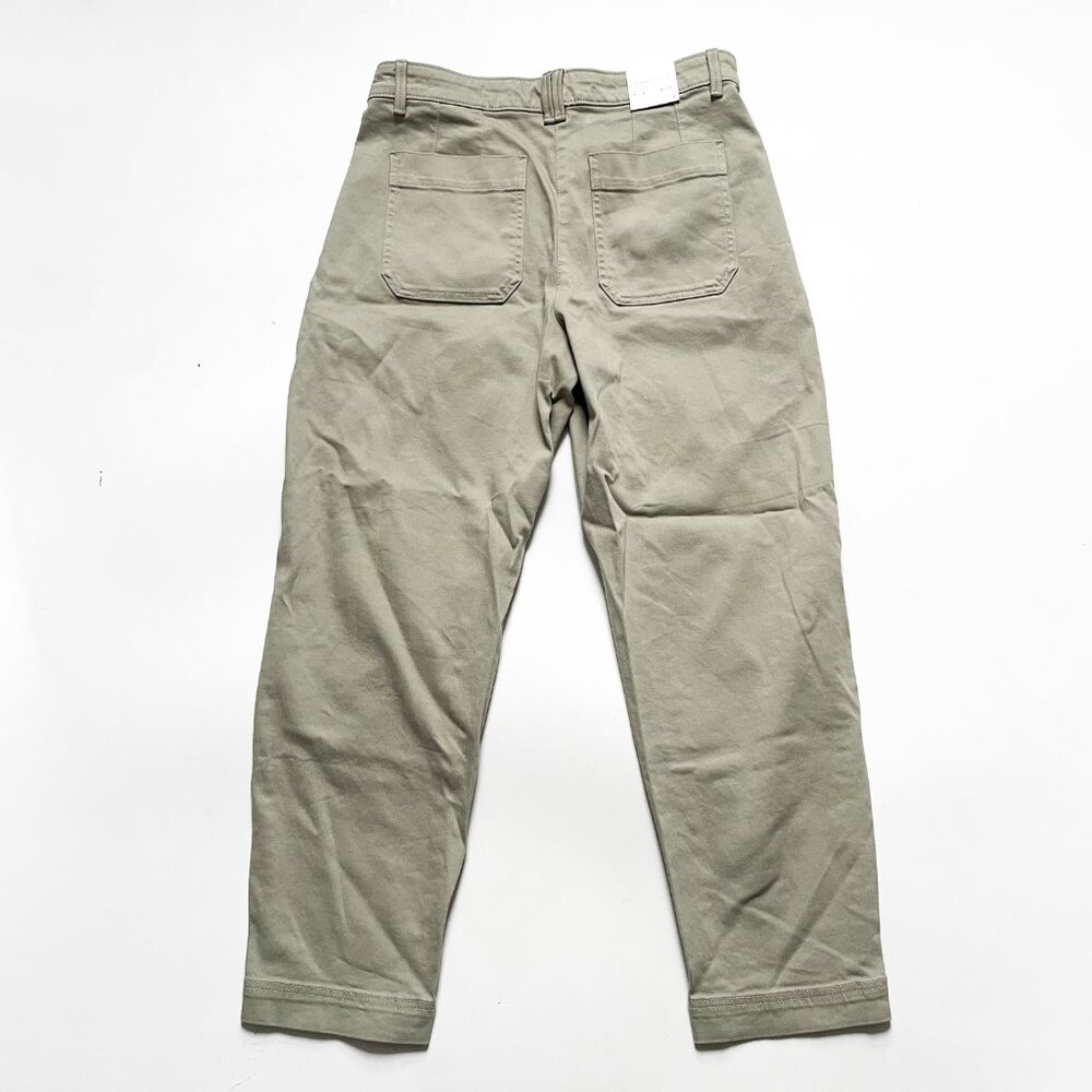 Banana Republic Weekender Slim Barrel Leg Pant Green Tea Size 6 Regular NEW NWT - Picture 5 of 9